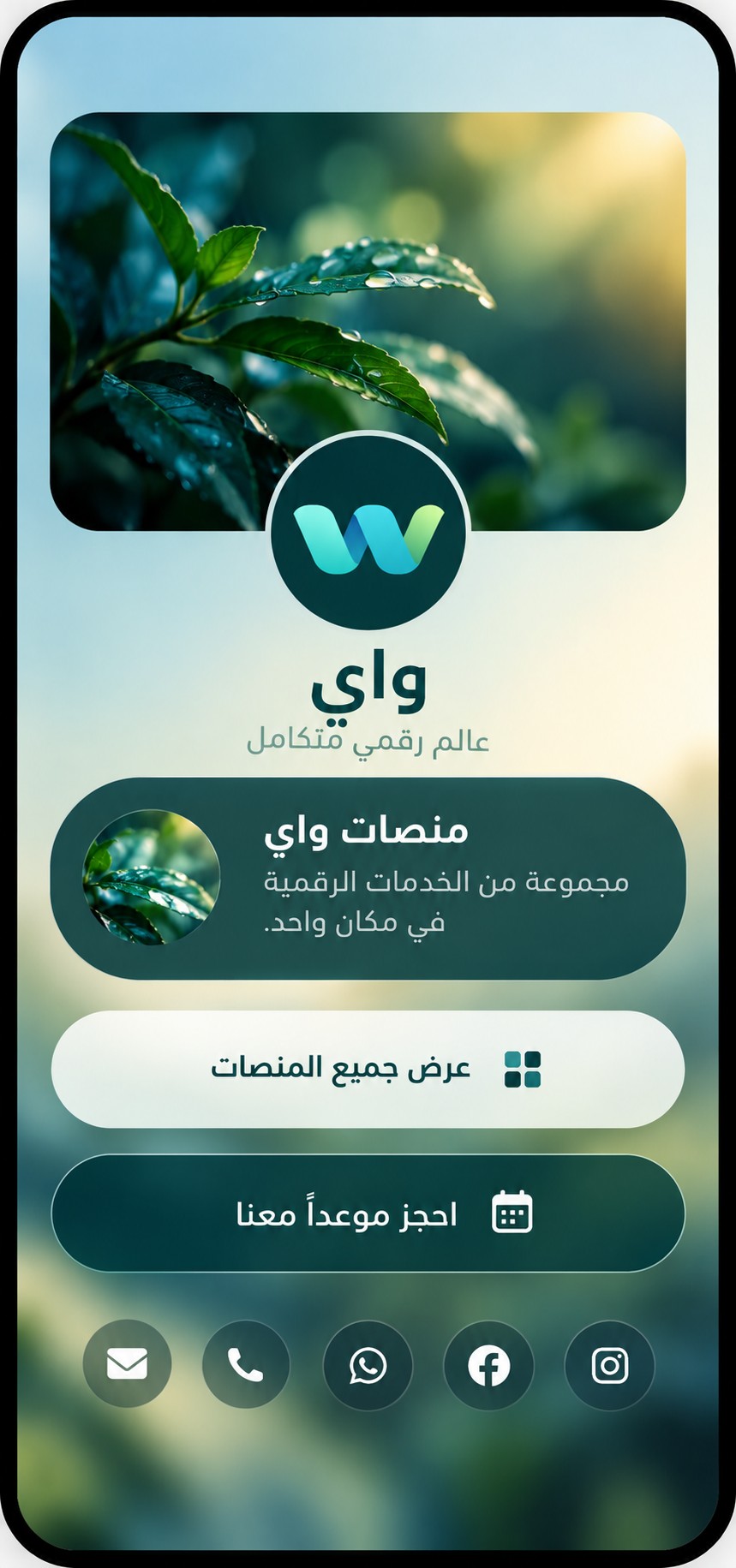 لقطة شاشة من أمثلة صفحات السيرة الذاتية